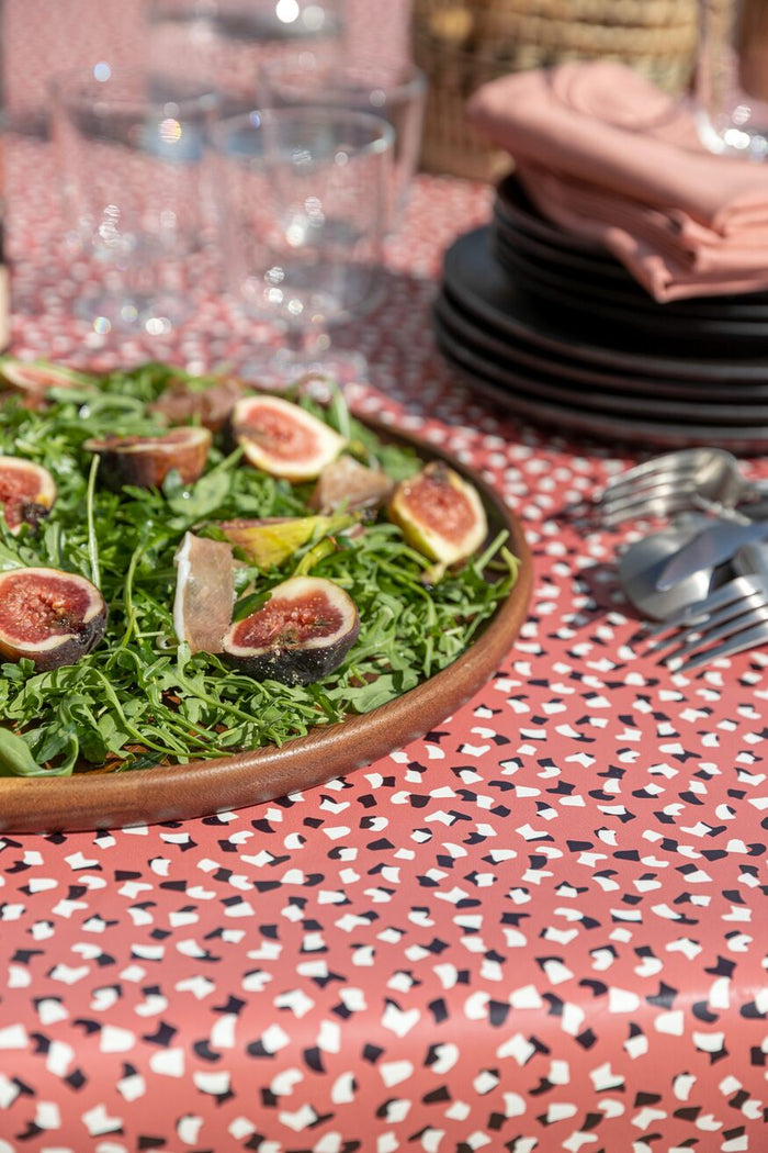 Mistral Home Tafelzeil-140x240 cm-Afwasbaar-Outdoor-Terracotta