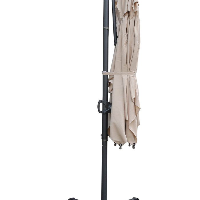 SORARA Roma Basic Zweefparasol 270 x 210 cm Zand