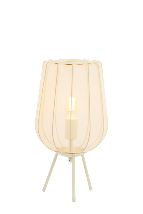 Light & Living Plumeria Tafellamp - H 45 x Ø 25 cm - Zand