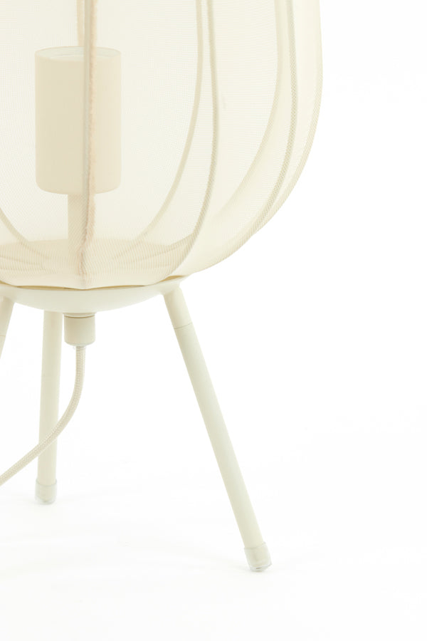 Light & Living Plumeria Tafellamp - H 45 x Ø 25 cm - Zand