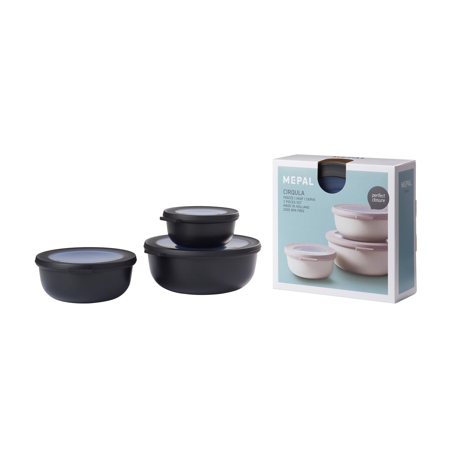 Mepal Cirqula Multikom 2,35 L - 3-delig