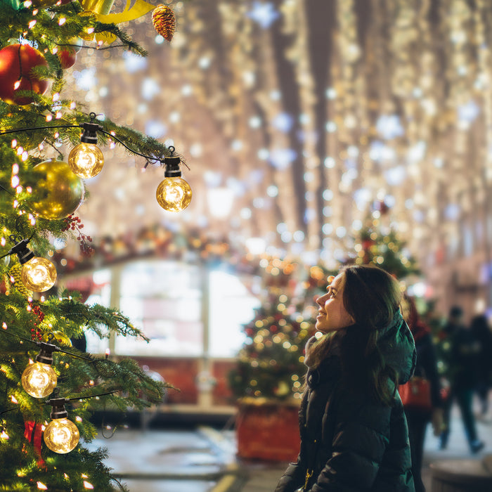 Aigostar 10VRU Lichtsnoer - Lichtslinger - LED Lampjes Slinger- 2700K