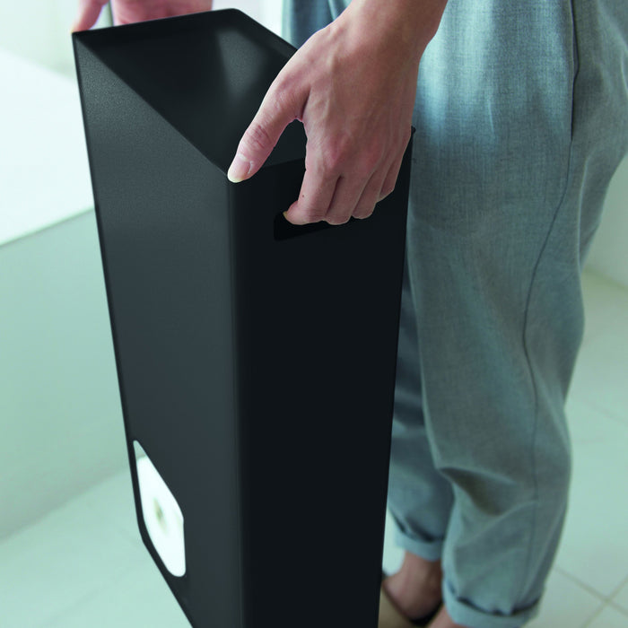 Yamazaki Tower Toiletrolhouder - Zwart