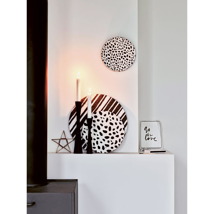 vtwonen Kandelaars - Set van 3 Stuks - Metaal - Zwart - 20-30cm