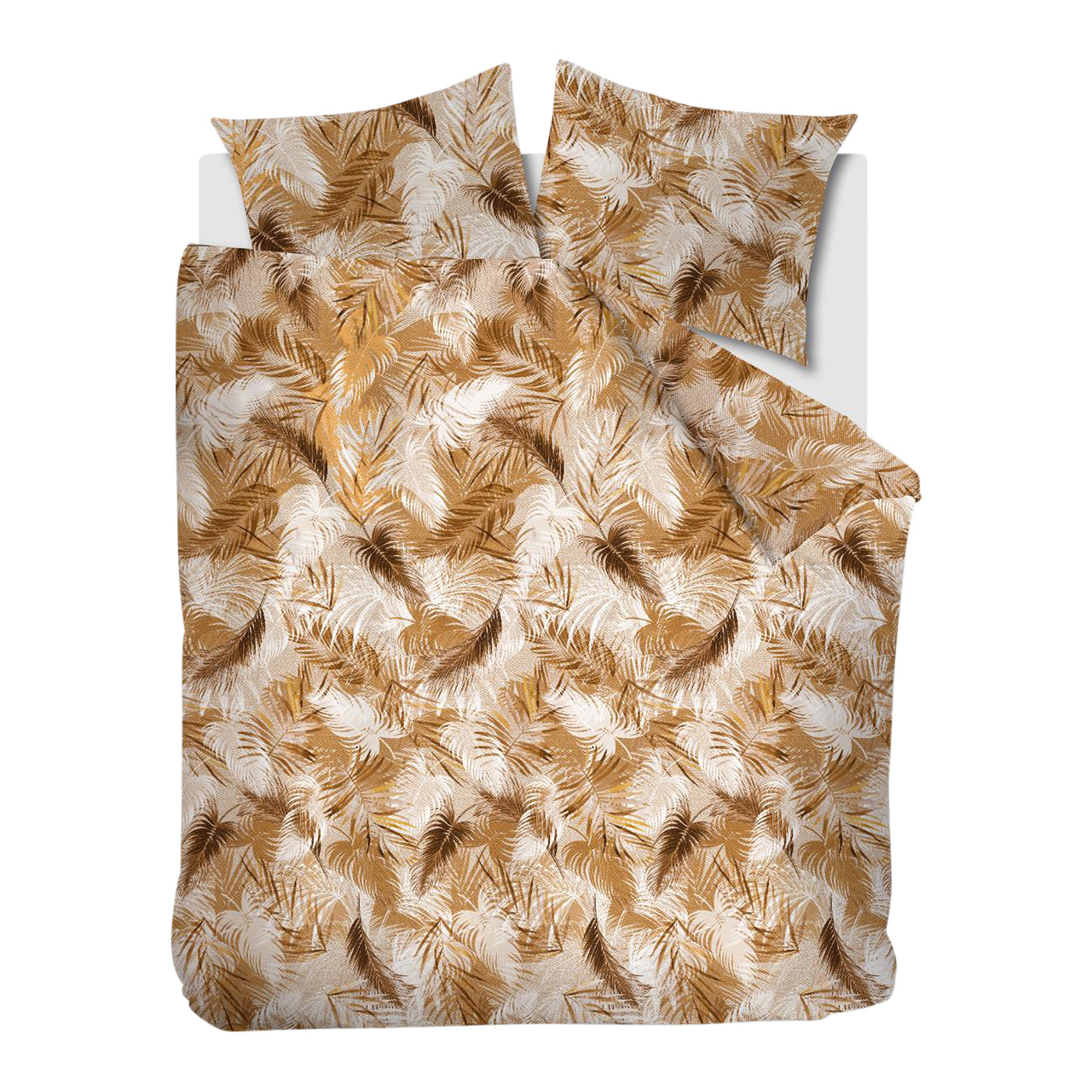 Beddinghouse Easy Breezy Dekbedovertrek 240 x 200/220 cm - Oker