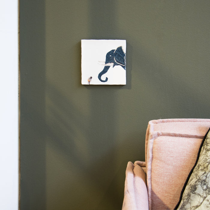 StoryTiles As Big As You Wandtegel 10 x 10 cm