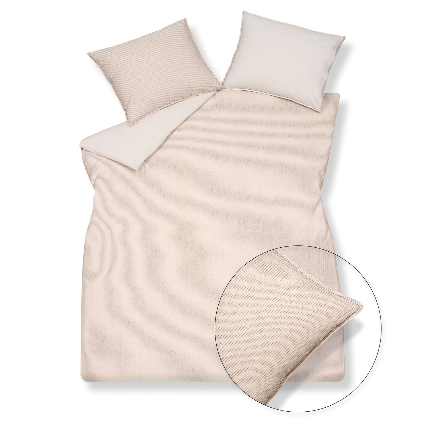 Vandyck Dekbedovertrek PURE 27 Stone 240x220 cm (linnen/katoen)