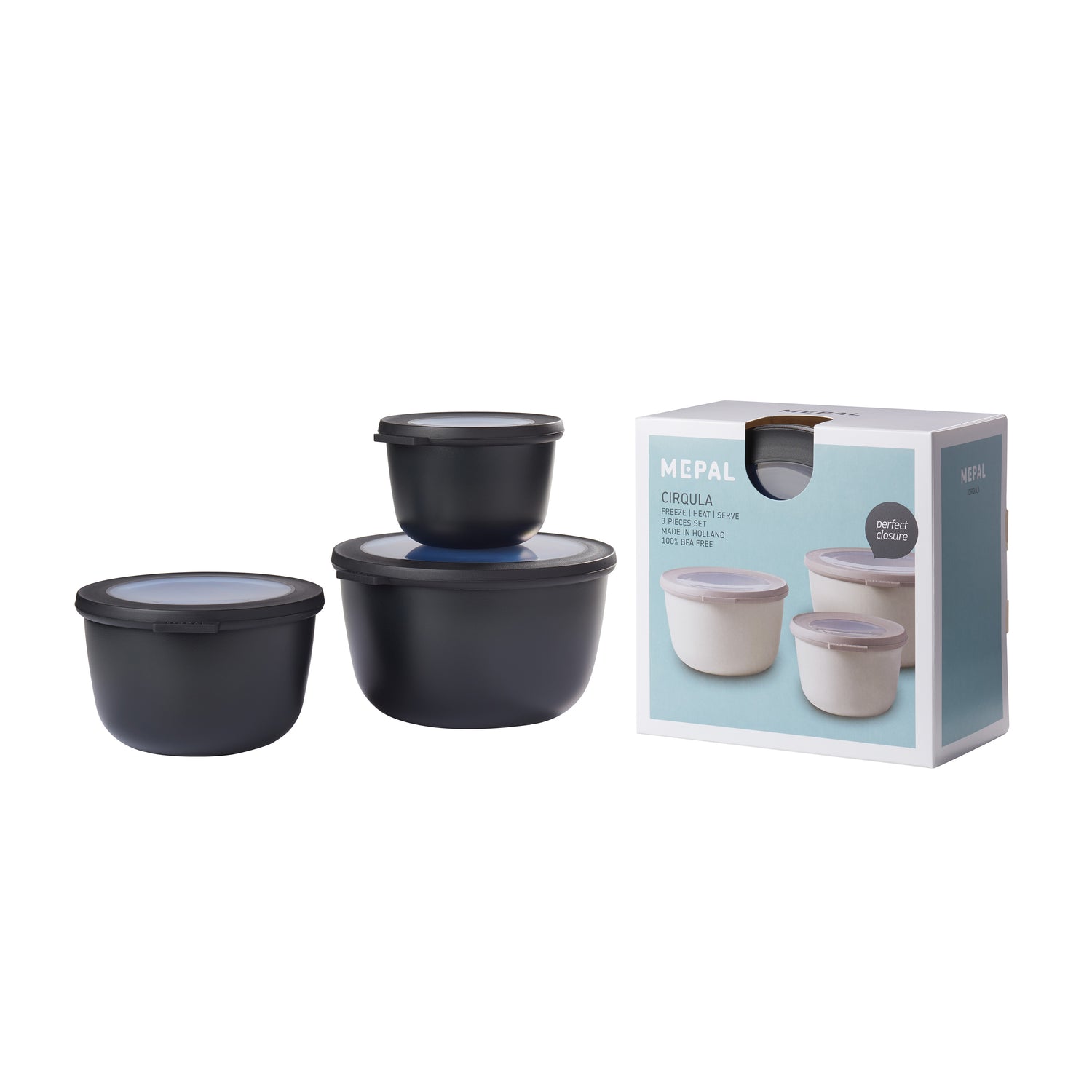 Mepal Cirqula Multikom 3,5 L - 3-delig