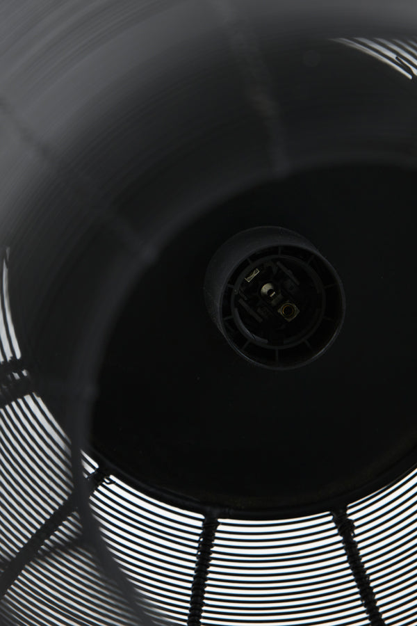 Light & Living Tafellamp Adeta - Zwart - Ø29cm