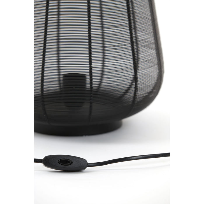 Light & Living Tafellamp Adeta - Zwart - Ø29cm