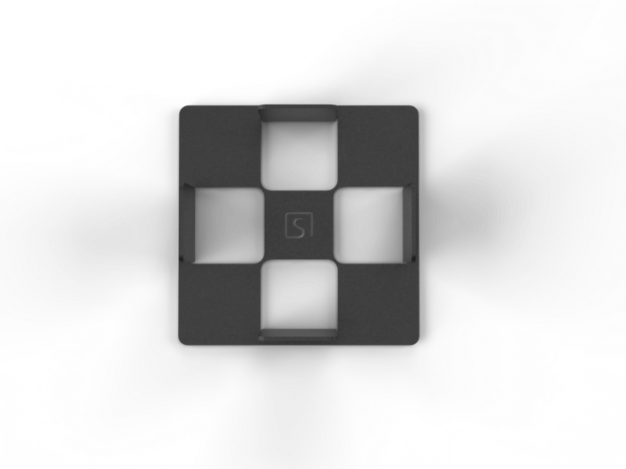 Steellish Oni Onderzetters voor Glazen Zwart