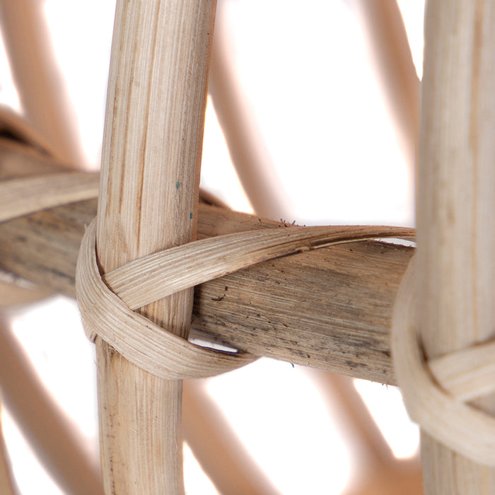 QAZQA Landelijke hanglamp bamboe 40 cm - Cane