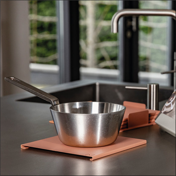 Steellish Oni Onderzetters voor pannen Zwart