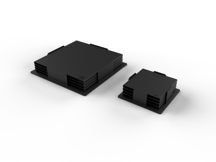 Steellish Oni Onderzetters voor pannen Zwart