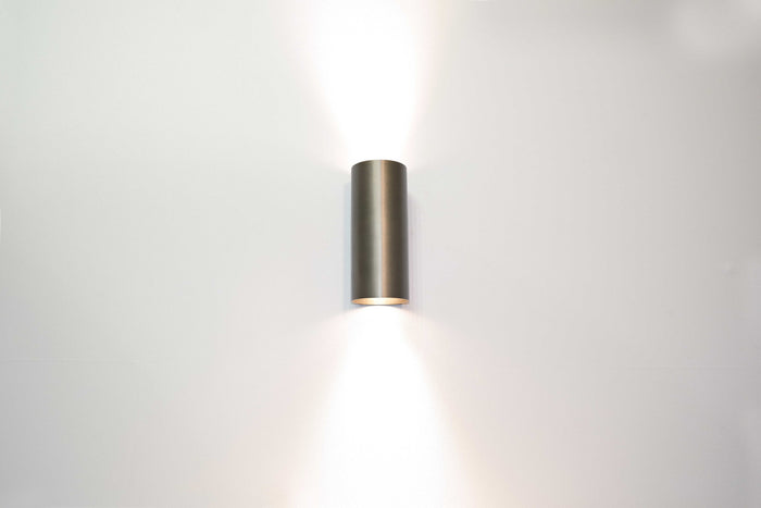 Artdelight Wandlamp Roulo 2 Licht Brons GU10 Up & Downlight