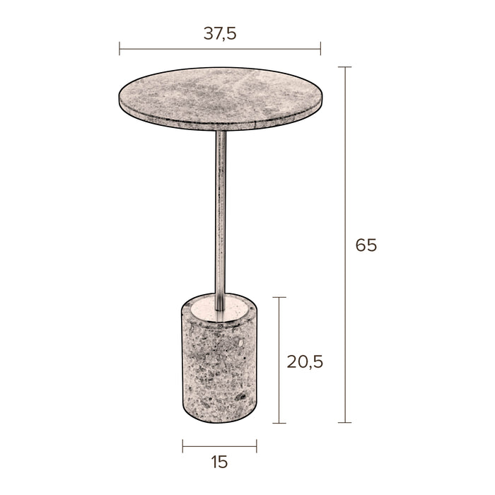 Dutchbone Gunnar Bijzettafel