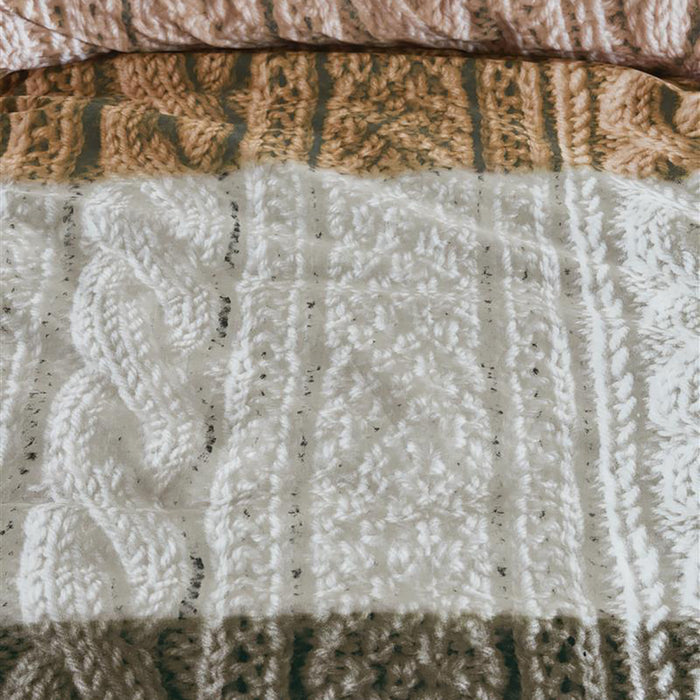 Ariadne at Home Snug Dekbedovertrek 140 x 220 cm - Bruin