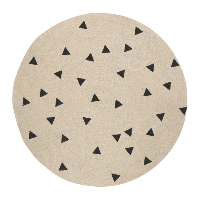 Ferm Living Jute Vloerkleed Triangle