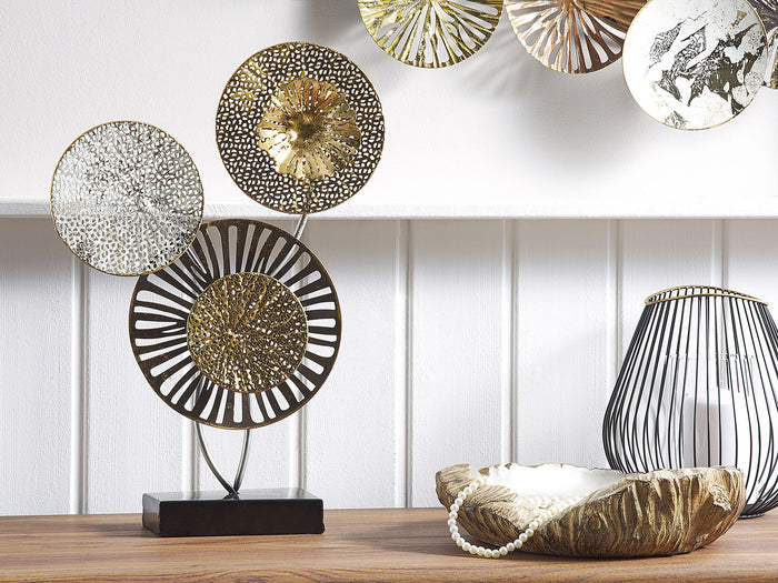 Beliani - URANIUM - Decofiguur - Zilver - Metaal