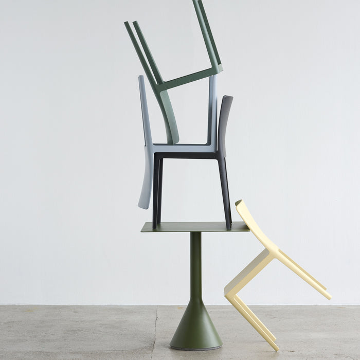 HAY Palissade Cone Tafel 65 x 65 cm - Olijfgroen