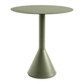 HAY Palissade Cone Tafel Ø 70 cm - Olijfgroen