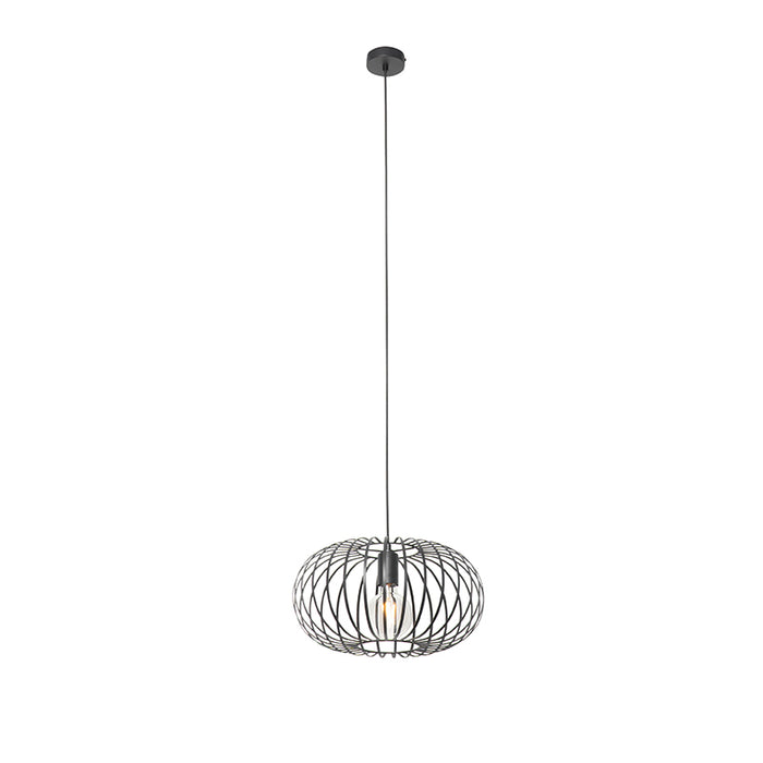QAZQA Design hanglamp zwart draad 39cm - Johanna