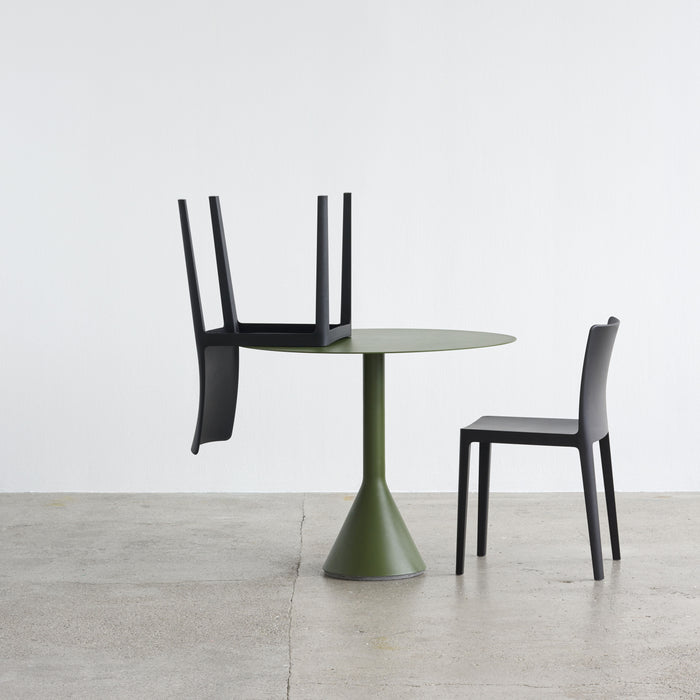 HAY Palissade Cone Tafel Ø 90 cm - Olijfgroen