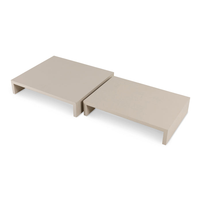 HKliving Plateau Bijzettafel M - Sand