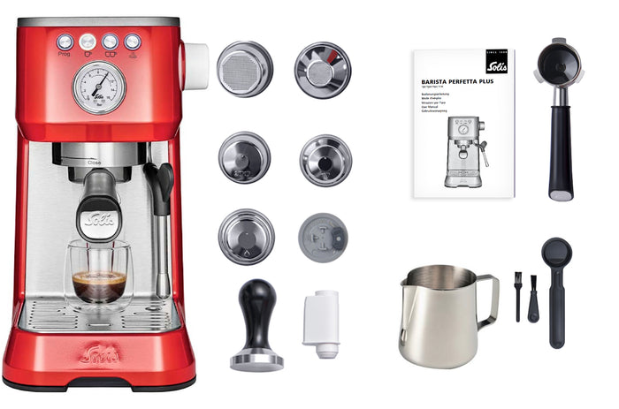 Solis Barista Perfetta Plus 1170 Espressomachine -Pistonmachine Koffie