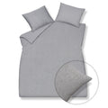 Vandyck Dekbedovertrek PURE 29 Grey 200x220 cm (linnen/katoen)