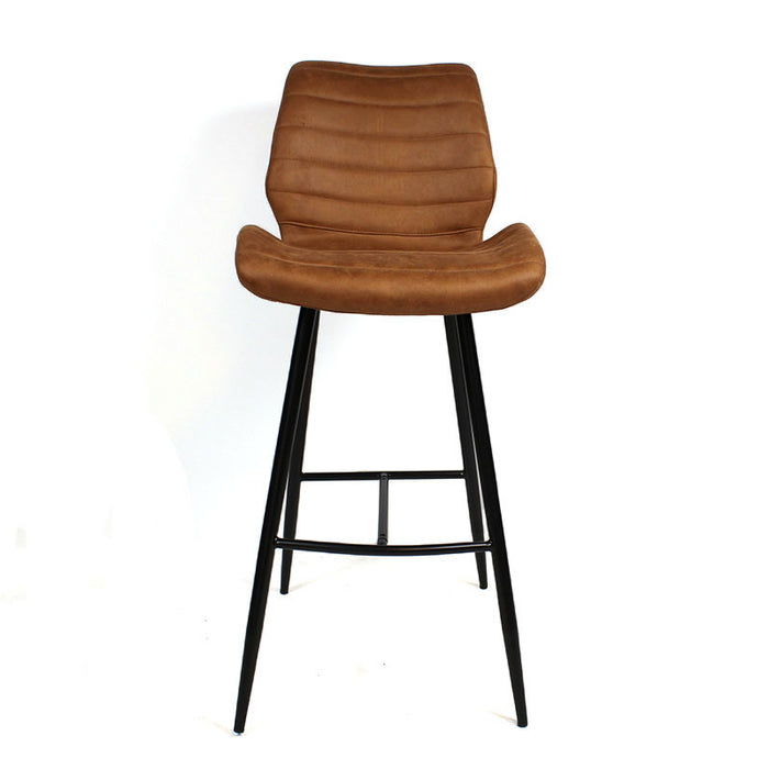 Bronx71 Industriële barkruk Morris cognac 71 cm