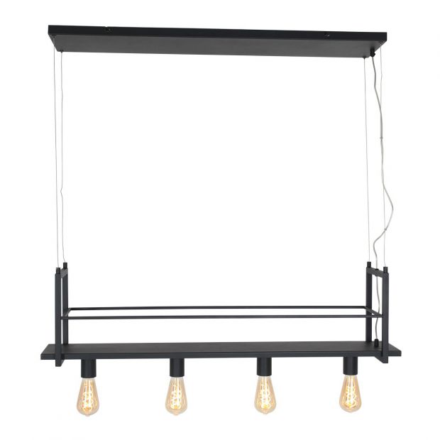 Mexlite Hanglamp  - Metaal - Zwart