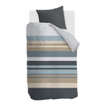 Beddinghouse Travis Dekbedovertrek 140 x 200/220 cm - Blauw/Grijs