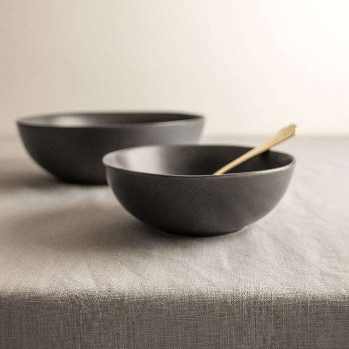 Dutch Rose Saladeschaal 24 cm Mat Zwart