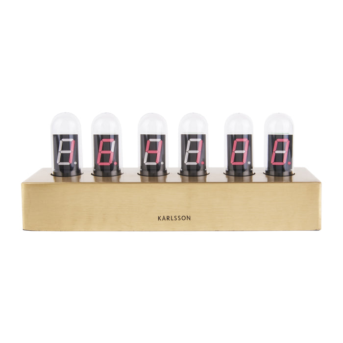 Karlsson Cathode Tafelklok - Goud