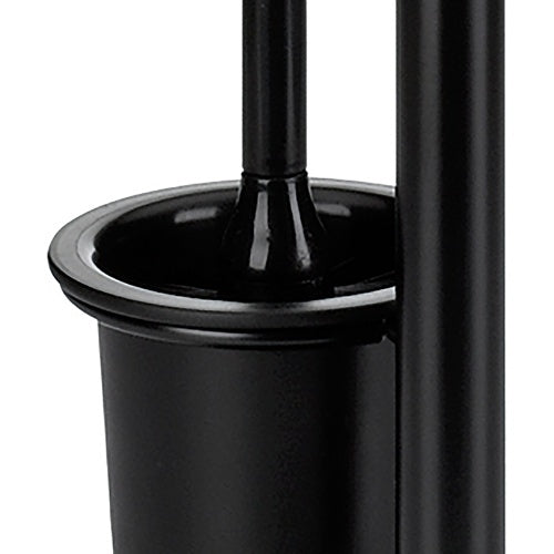 Ken Toiletrol en wc-borstel Houder - Zwart - Kela