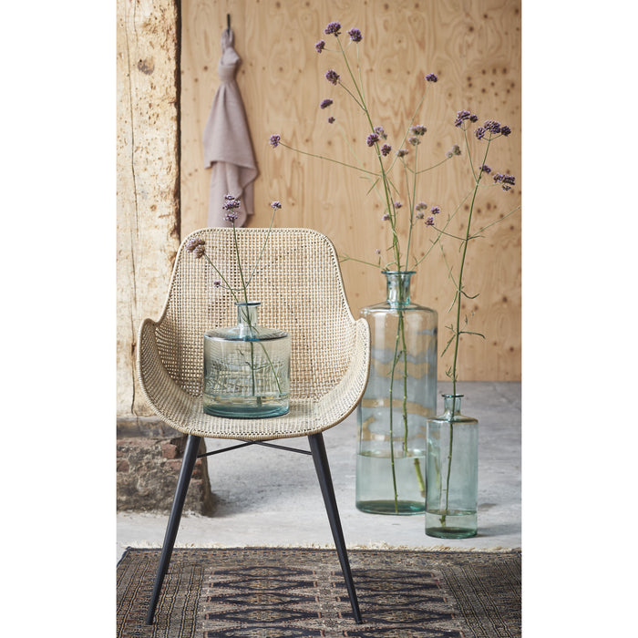 Mica Decorations Guan Glazen Fles - H26 x Ø21 cm - Transparant