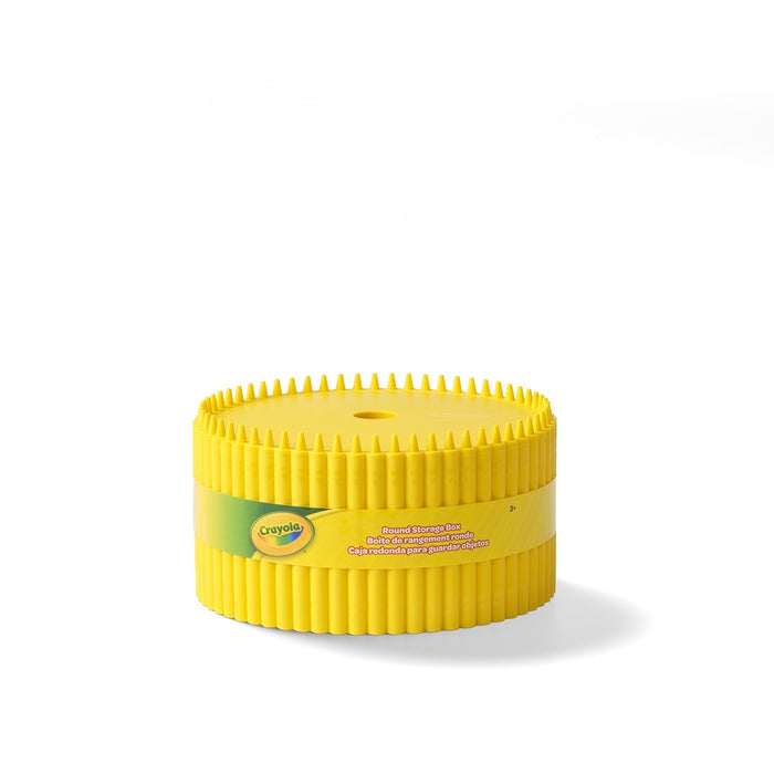 Crayola - Ronde Opbergdoos 2,5 liter, Geel - Polypropyleen - Crayola