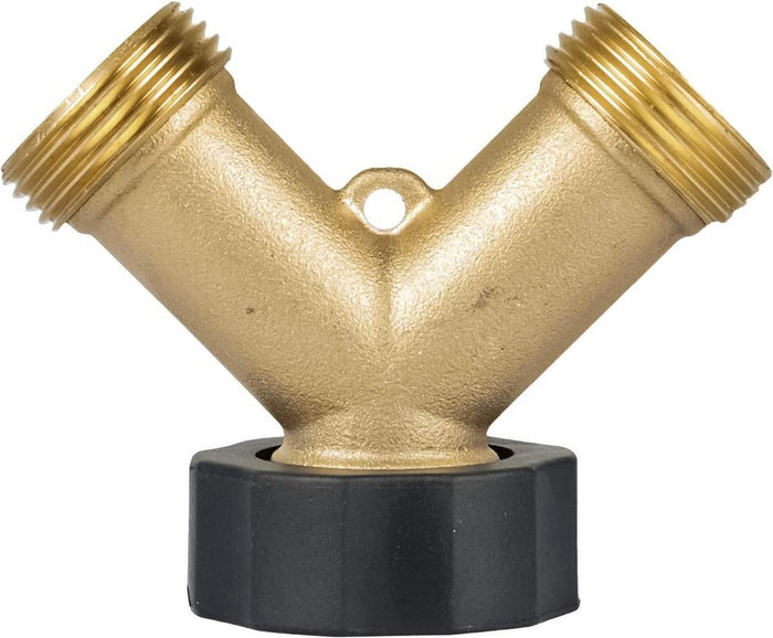 Sens Design Waterverdeler 2-weg – Messing – Past op Europese kranen