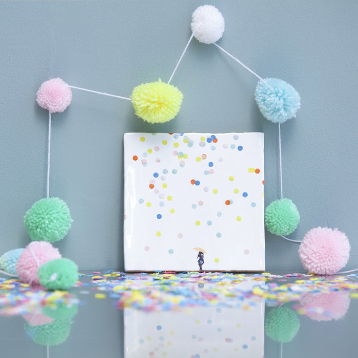 StoryTiles Under The Umbrella Wandtegel 10 x 10 cm