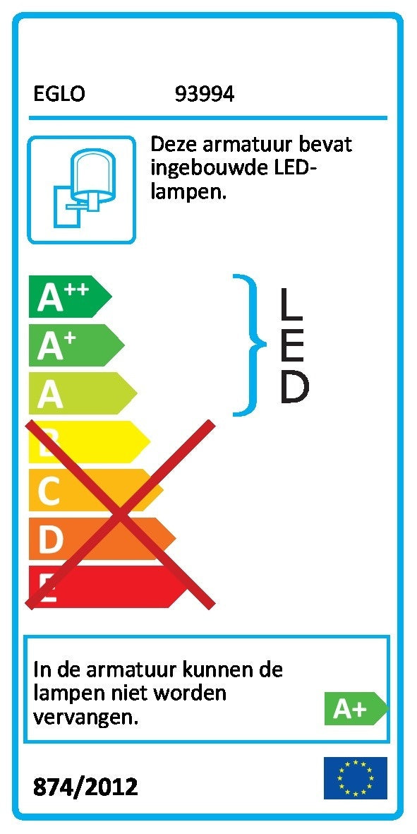 EGLO Predazzo LED Wandlamp