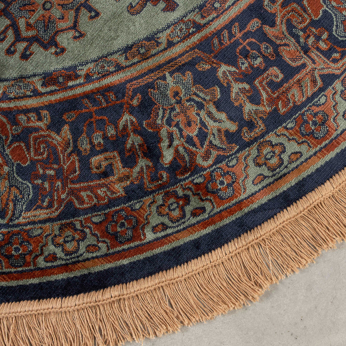 by fonQ  Ezra Vloerkleed Ø 160 cm - Groen