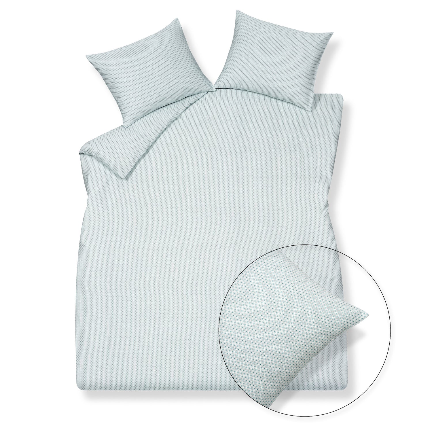 Vandyck Dekbedovertrek PURE 34 Vintage Green 200x220 cm (satijnkatoen)