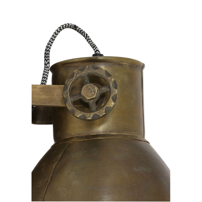 Light & Living Wandlamp Elay - Antiek Brons - 20x18x19cm