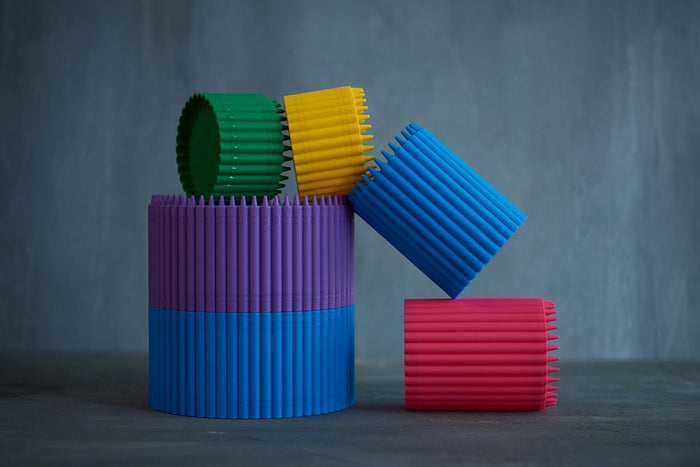 Crayola - Ronde Opbergdoos 2,5 liter, Blauw - Polypropyleen - Crayola