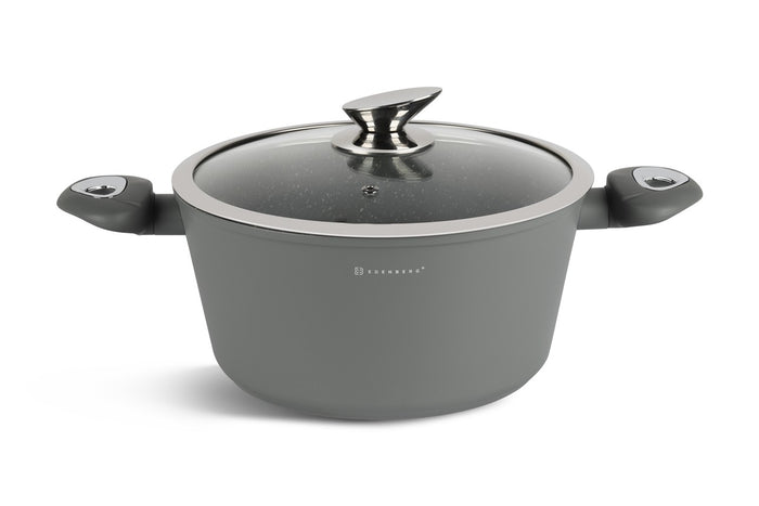 Edenberg Stonetec Line - 15-delige Luxe Pannenset van Gesmeed