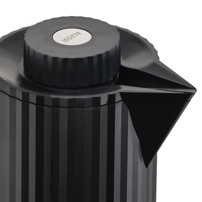 Alessi Plissé Vacuüm Thermoskan 1 L - Zwart