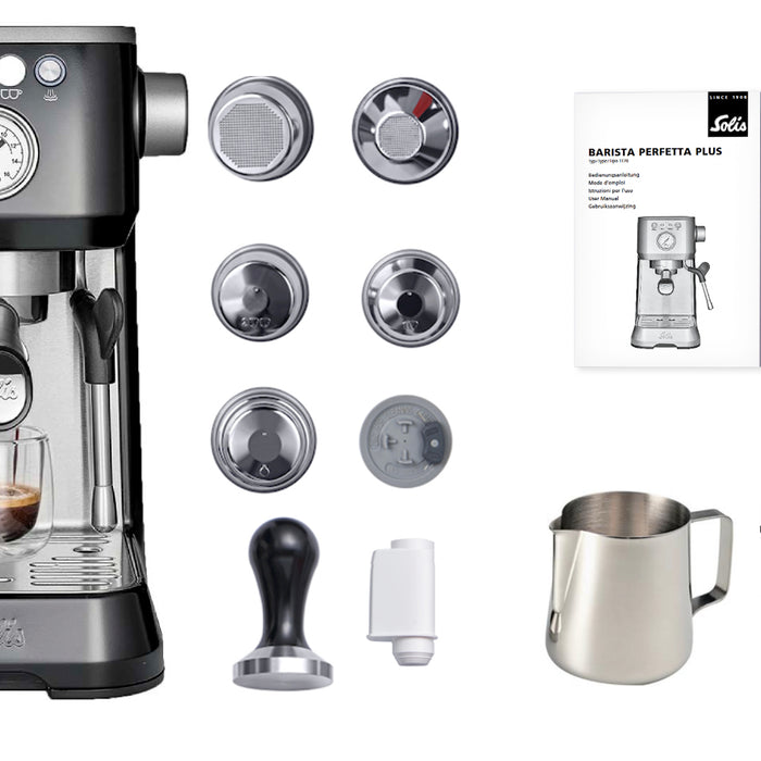 Solis Barista Perfetta Plus 1170 Espressomachine -Pistonmachine Koffie