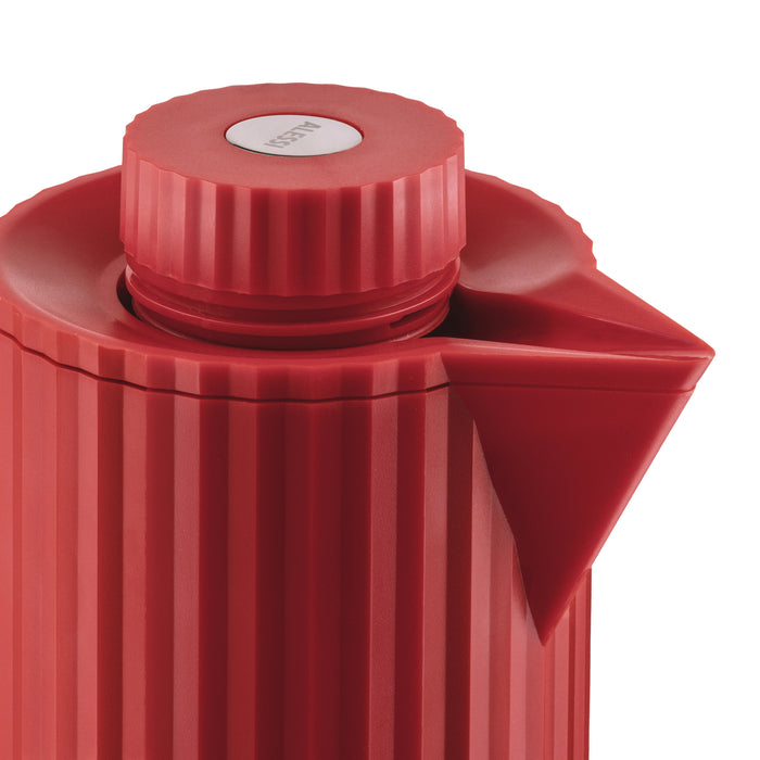 Alessi Plissé Vacuüm Thermoskan 1 L - Rood