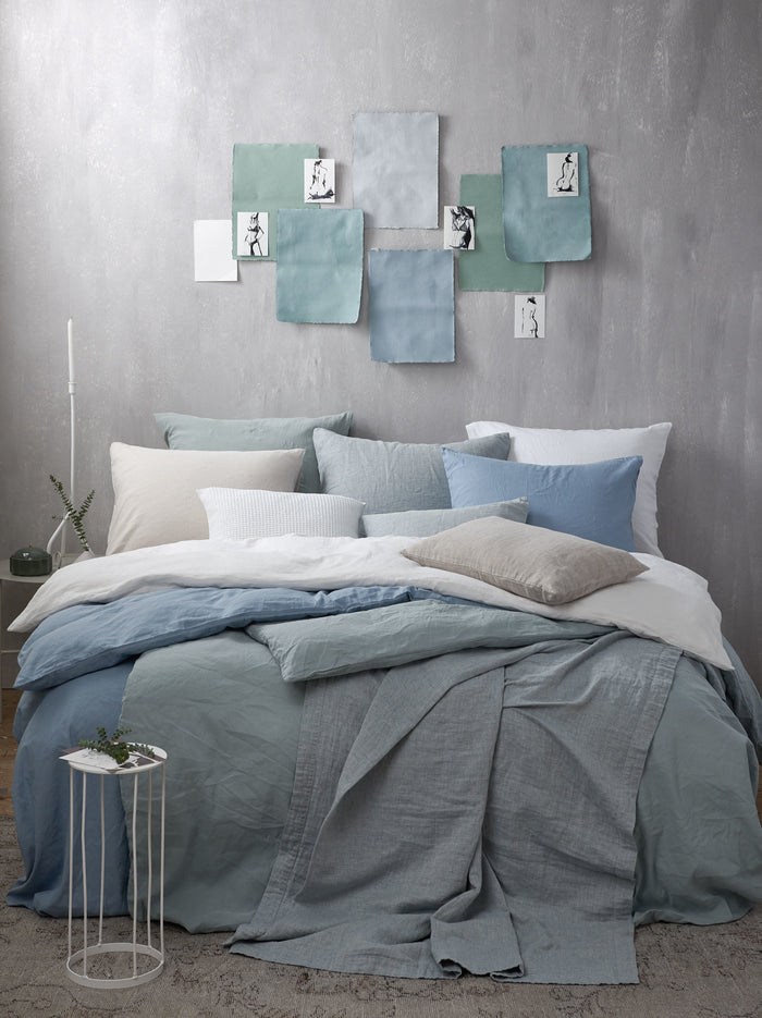 Vandyck Dekbedovertrek PURE 32 Celadon Green 140x220 cm